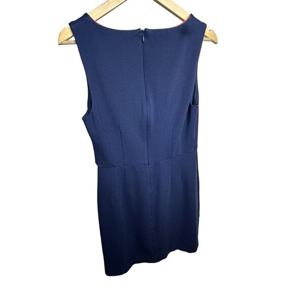BODEN Blue Zip Back Sheath Dress Sleeveless Size 10 - Picture 9 of 14